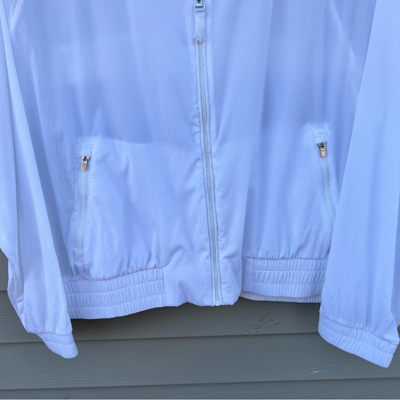 Athleta Amalfi UPF Bomber | Sheer White | Size XL - Picture 5 of 11